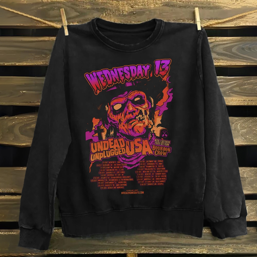 Unisex Casual Undead Unplugged  Sweatshirt