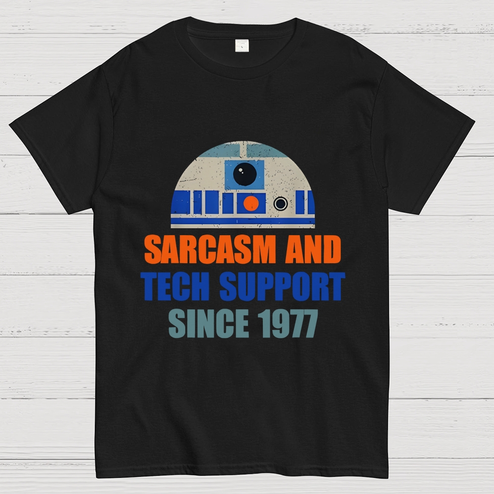 Providing Sarcasm and Tech Support Since 1977 Geek T-Shirt – Geekbitshirts