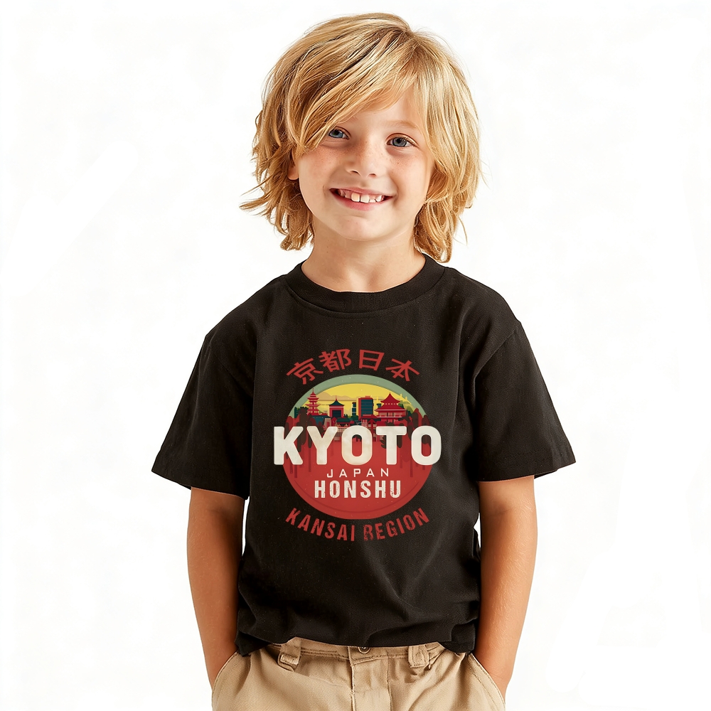 Kyoto Vintage Kids Cotton T-shirt