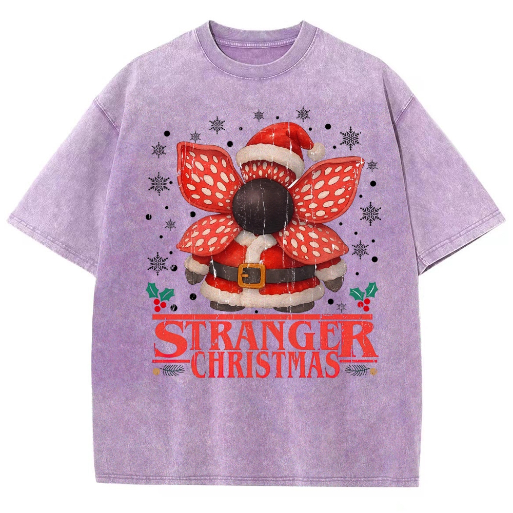 Stranger Christmas Washed T-Shirt 