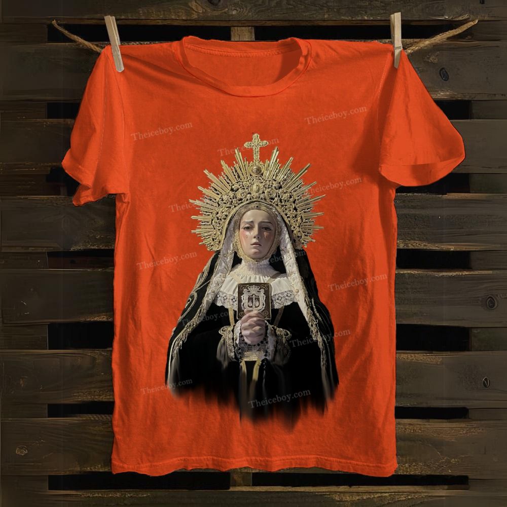 Judgment Oil Painting Art Style Cotton T-shirt