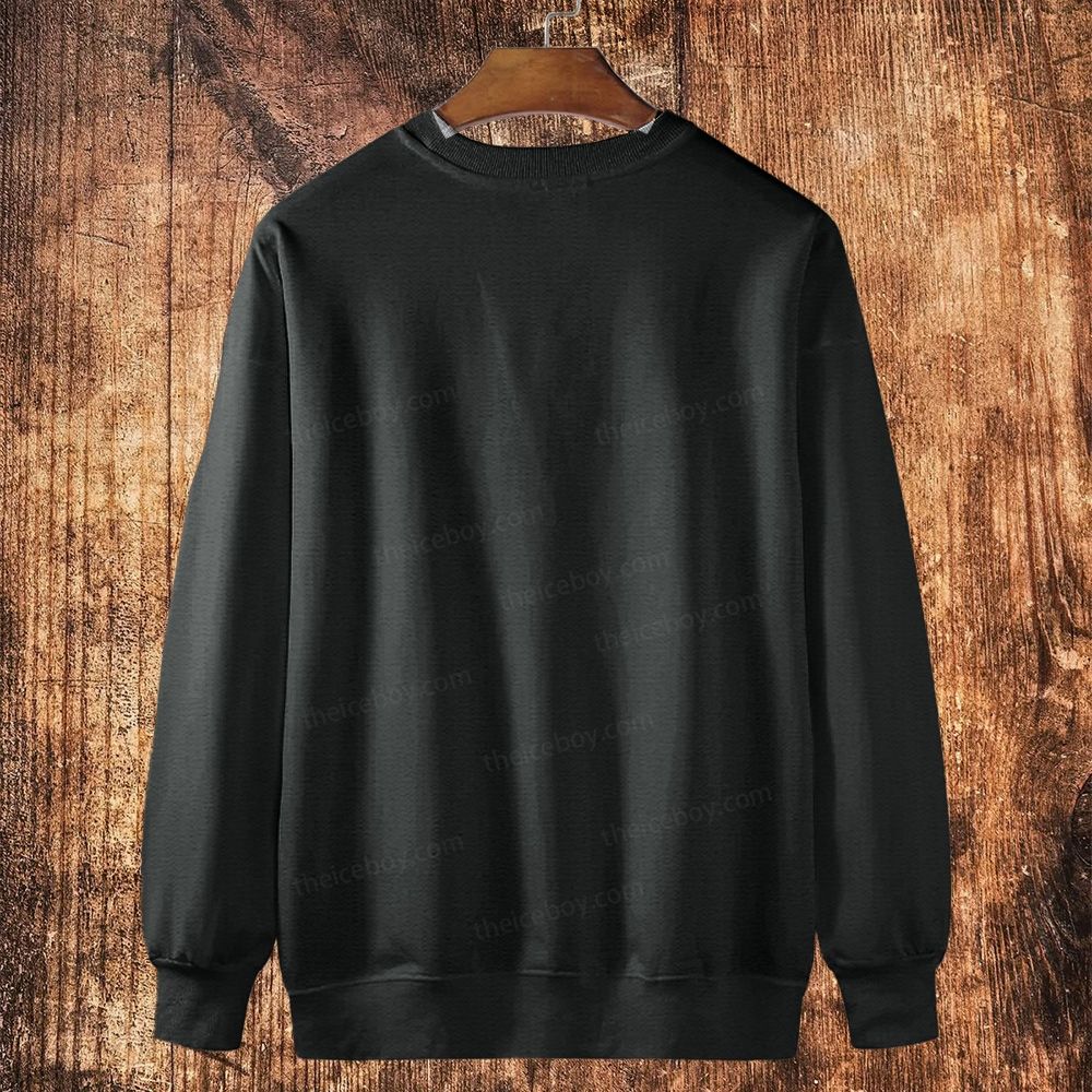 Judgment Oil Painting Art Style Cotton Crewneck Sweatshirt