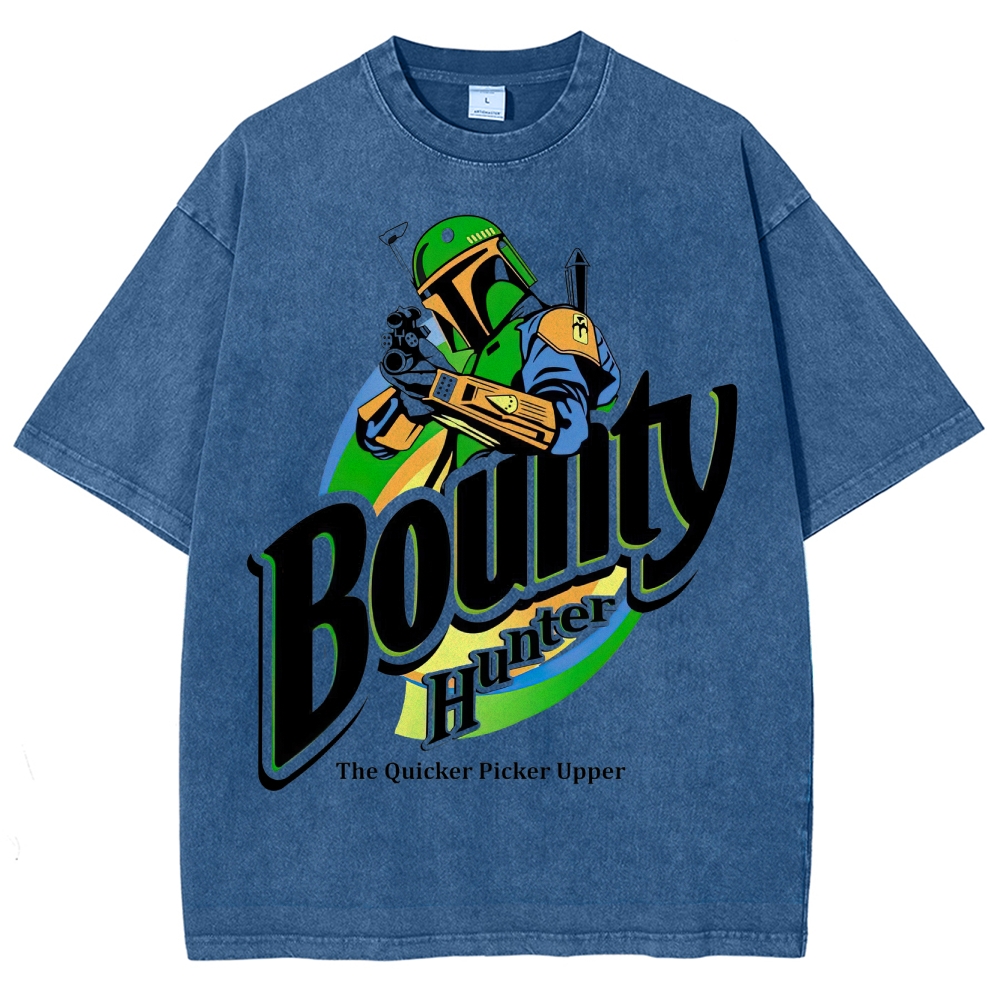Bounty Hunter Retro Graphic Washed T-Shirt