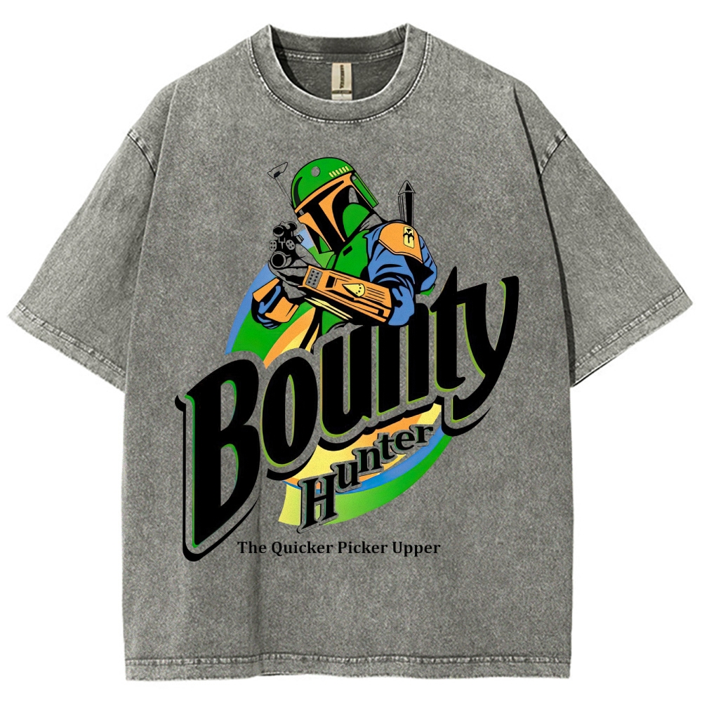 Bounty Hunter Retro Graphic Washed T-Shirt