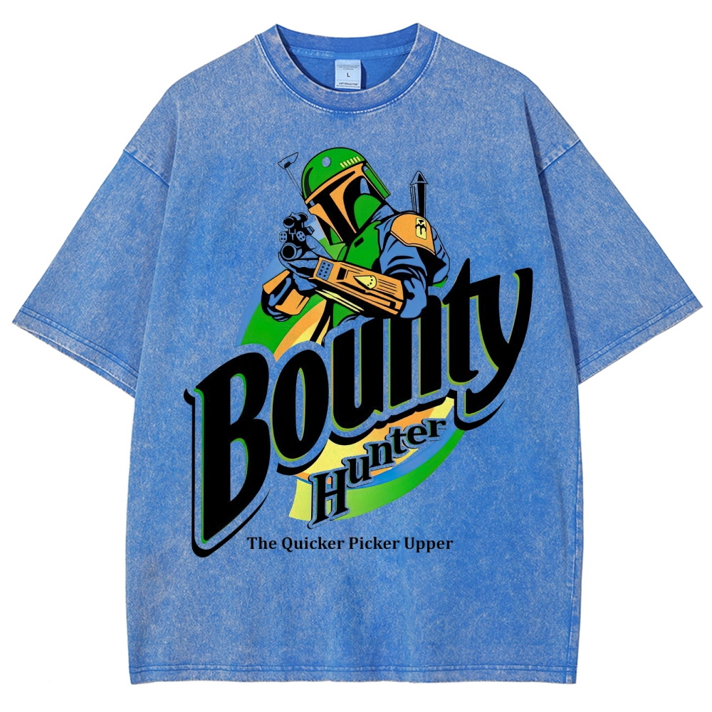 Bounty Hunter Retro Graphic Washed T-Shirt