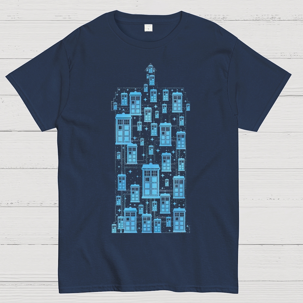 Space Time Machine Cotton T-shirt 