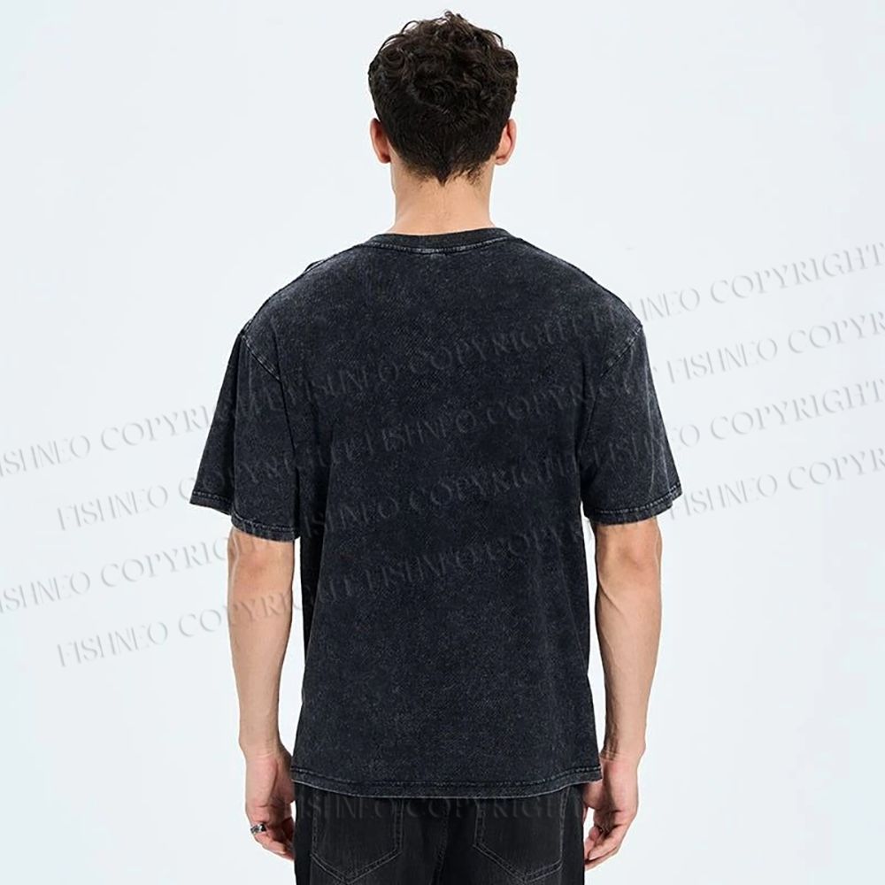 Unisex Kraftwerk Printed Washed Tee