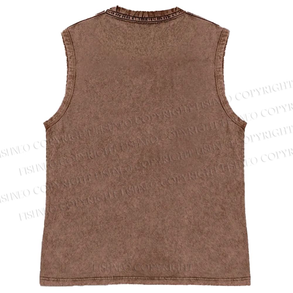 Unisex Akira Vintage Printed Washed Tank Top