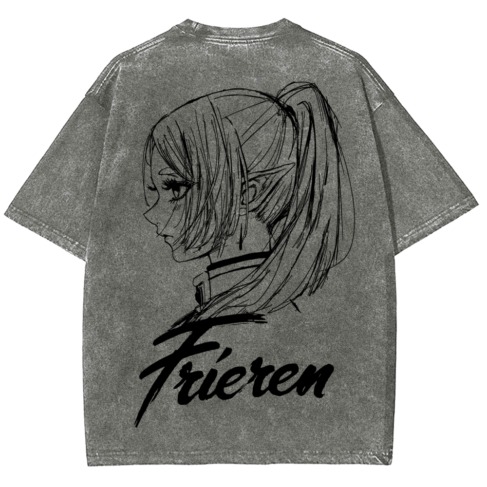 Frieren Unisex Fit Washed T-Shirt 2601005954