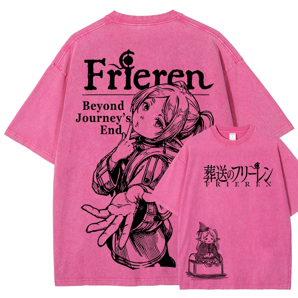 Frieren Unisex Fit Washed T-Shirt 2601005962