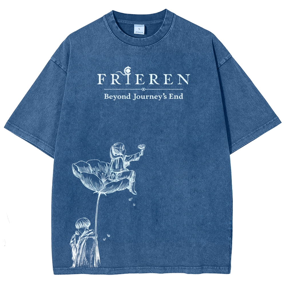 Frieren Unisex Fit Washed T-Shirt 2601005974