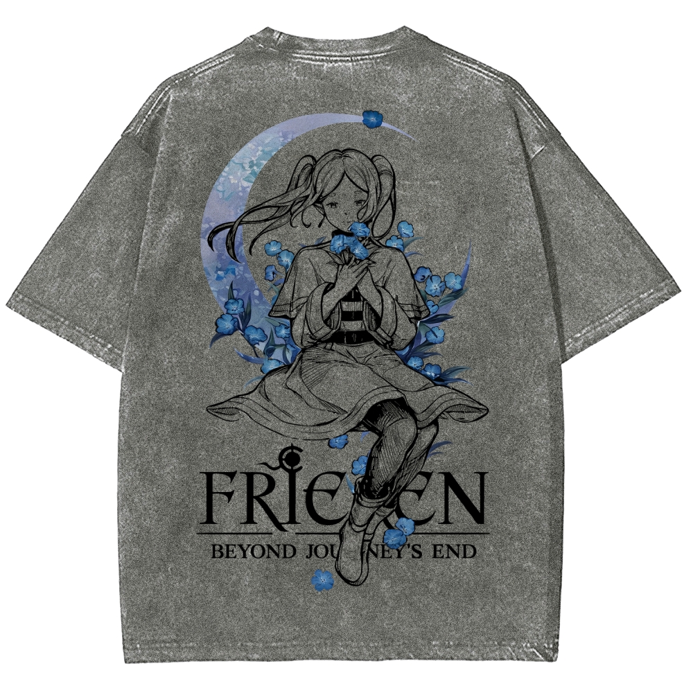 Frieren Unisex Fit Washed T-Shirt 2601005974