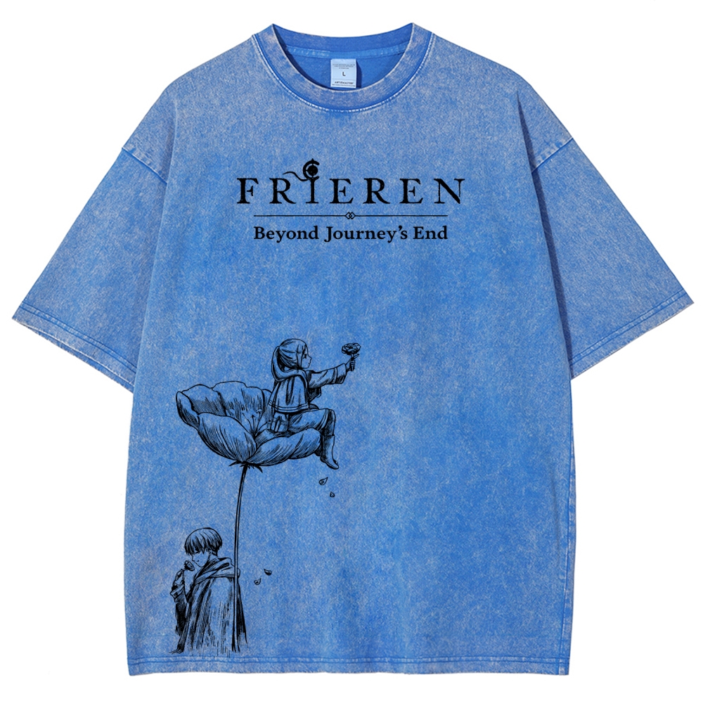 Frieren Unisex Fit Washed T-Shirt 2601005974