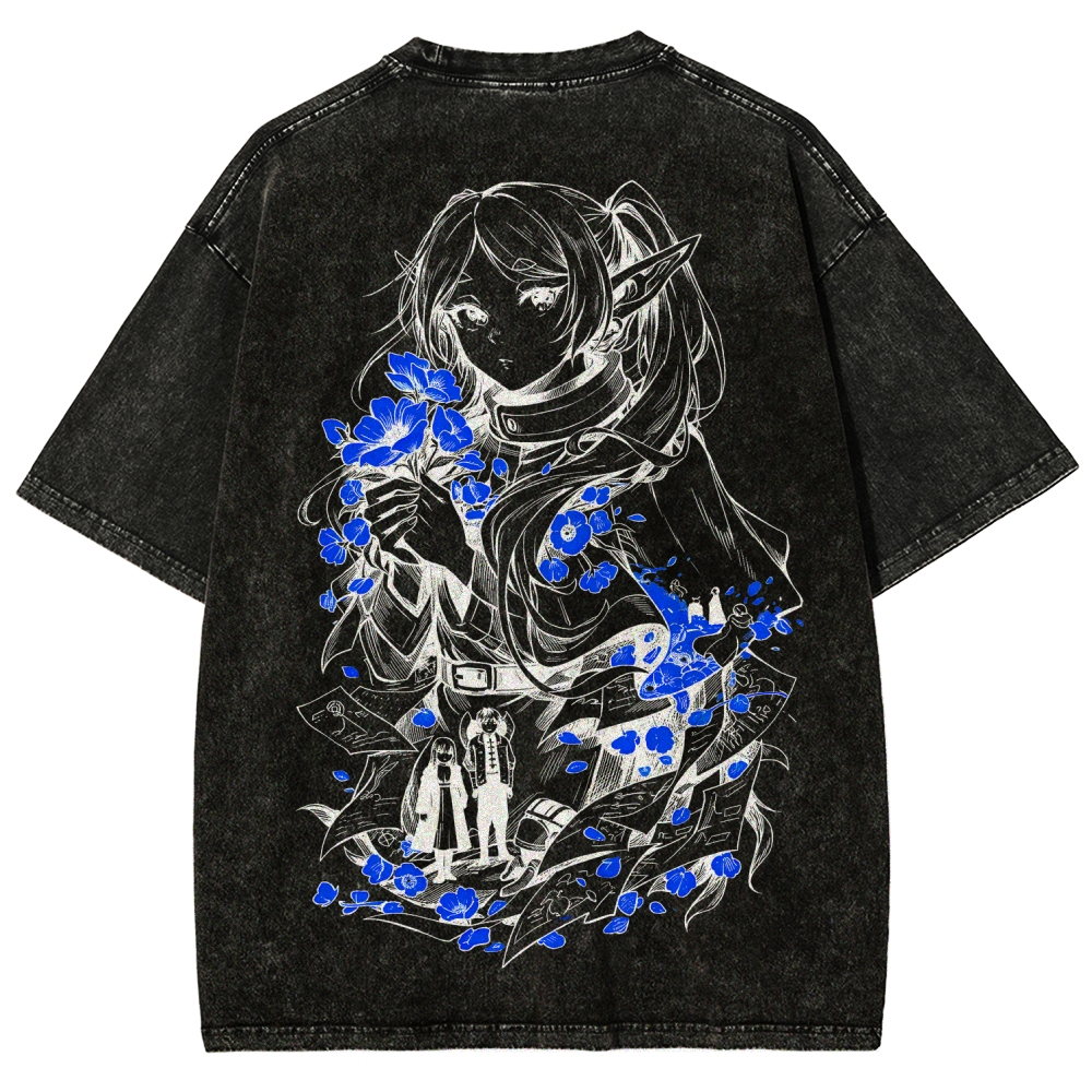 Frieren Unisex Fit Washed T-Shirt 2601005977