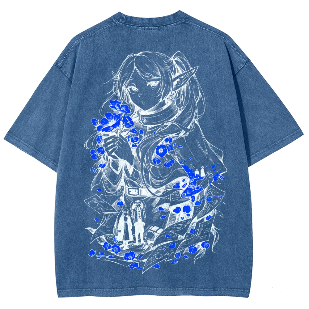 Frieren Unisex Fit Washed T-Shirt 2601005977