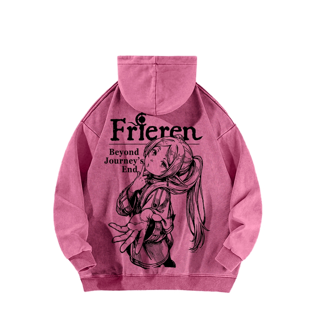 Frieren Unisex Washed Hoodie 2601005983