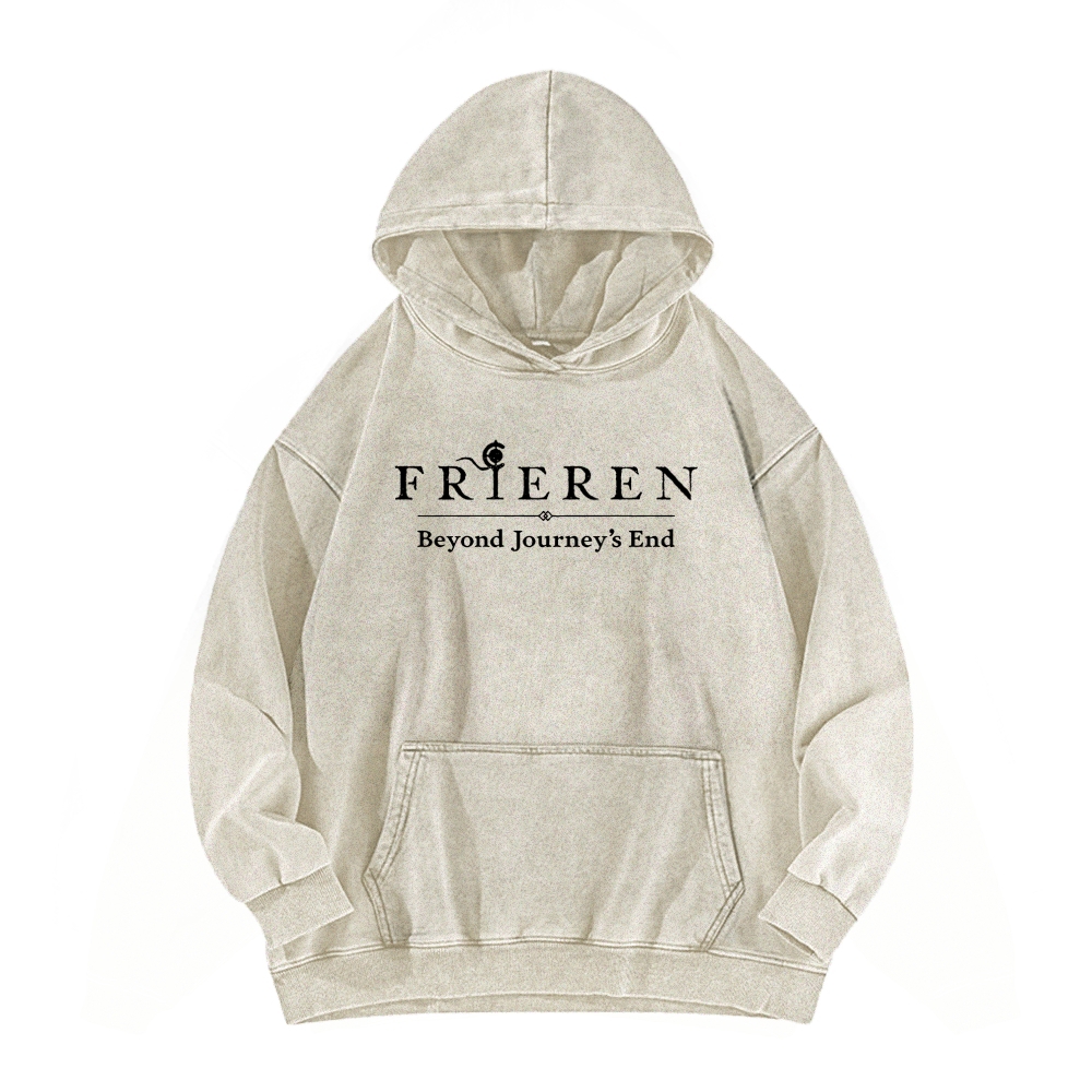 Frieren Unisex Washed Hoodie 2601005992