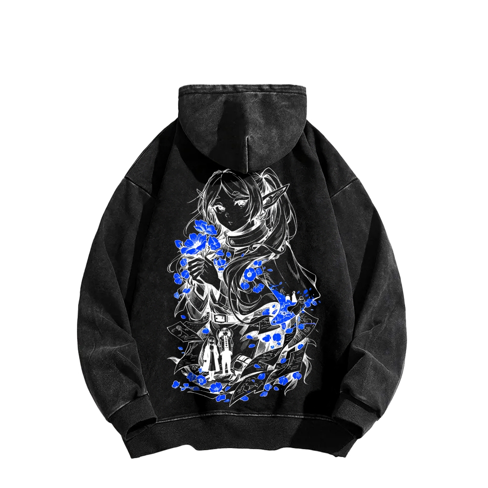 Frieren Unisex Washed Hoodie 2601005992