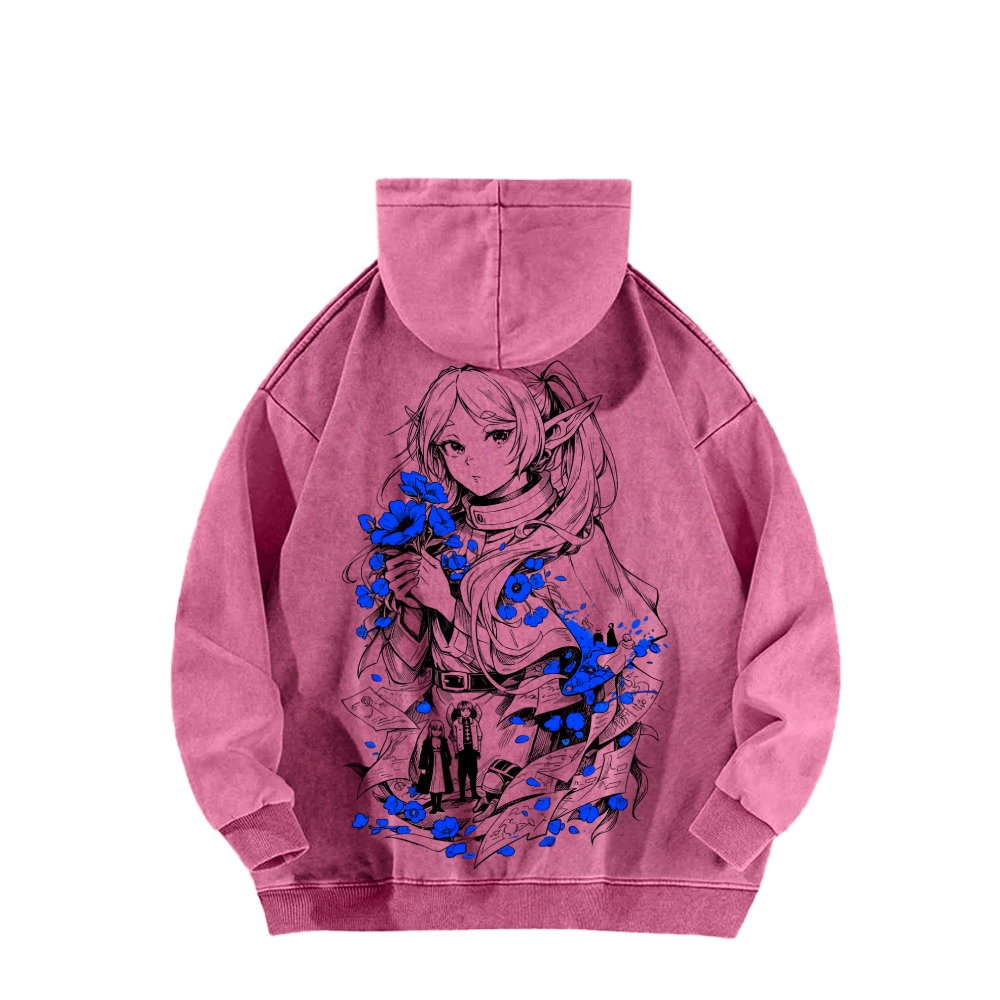Frieren Unisex Washed Hoodie 2601005992