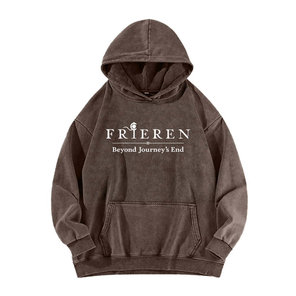 Frieren Unisex Washed Hoodie 2601005992