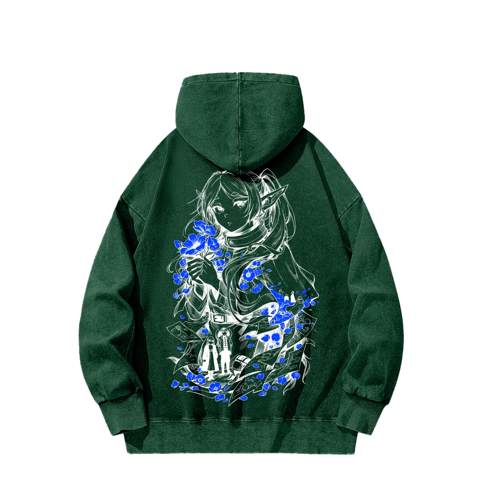 Frieren Unisex Washed Hoodie 2601005992