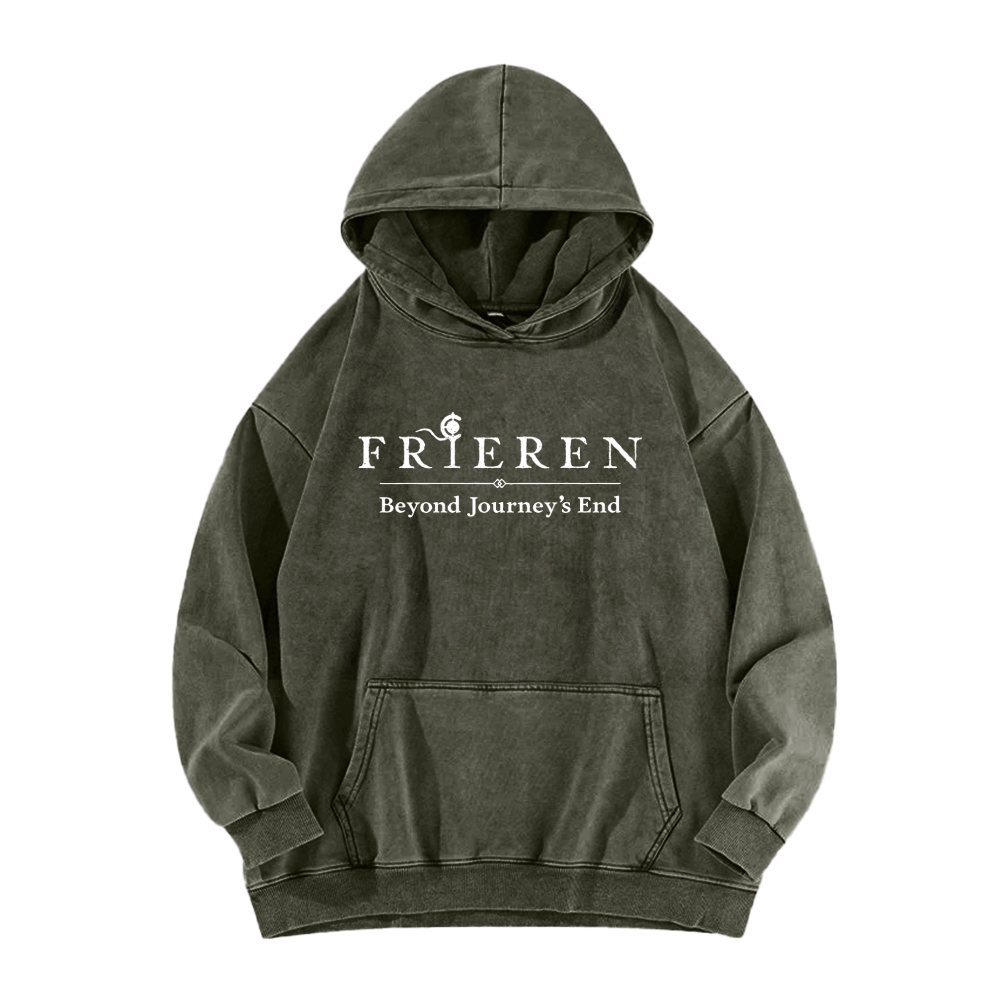Frieren Unisex Washed Hoodie 2601005992
