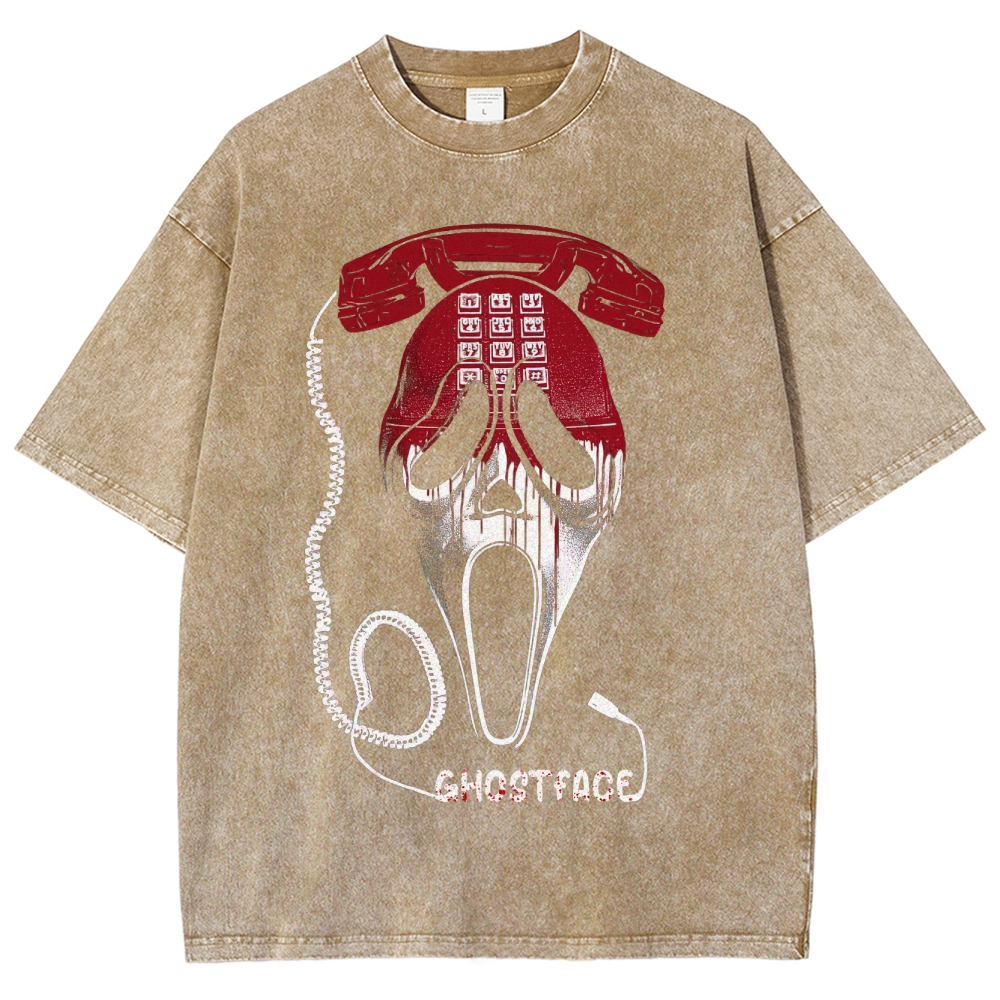 Ghostface Washed T-Shirt 