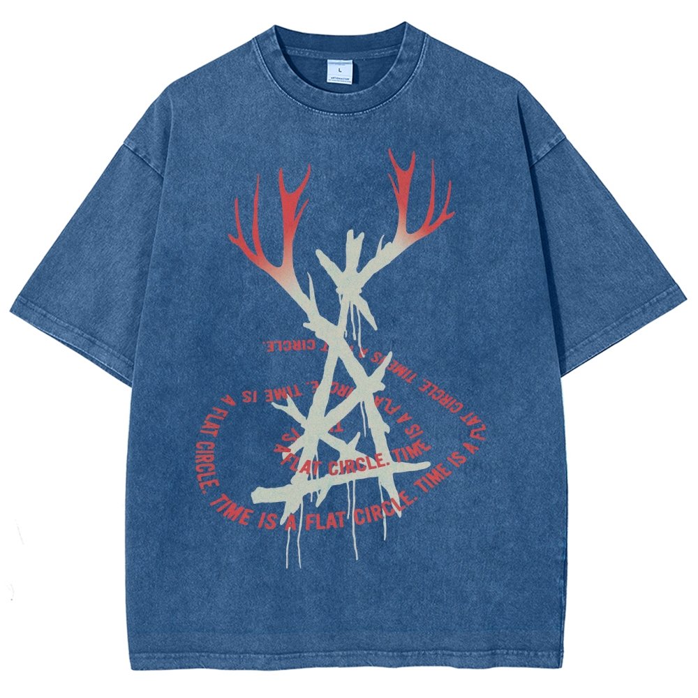 True Carcosa Spiral  Washed T-Shirt 