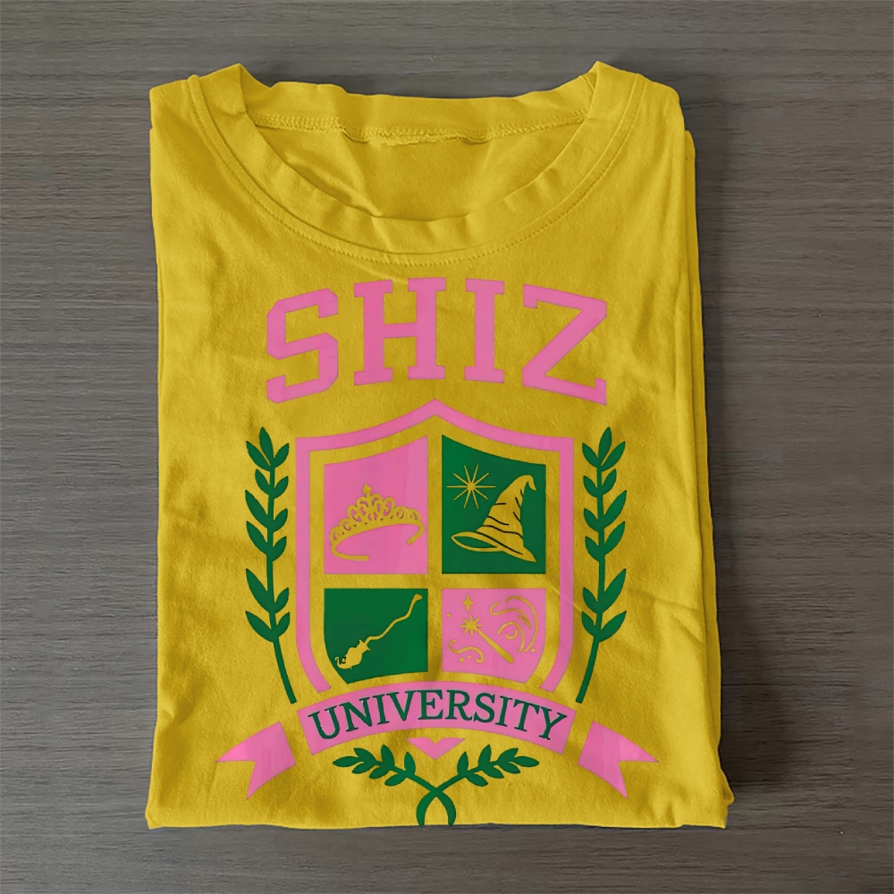 Whimsical Magic Academy Crest Cotton T-Shirt 