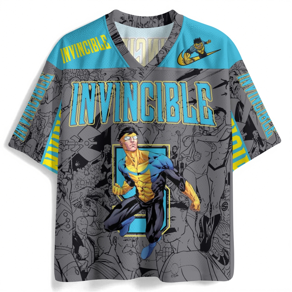  Invincible Football Jersey Mesh Shirts 