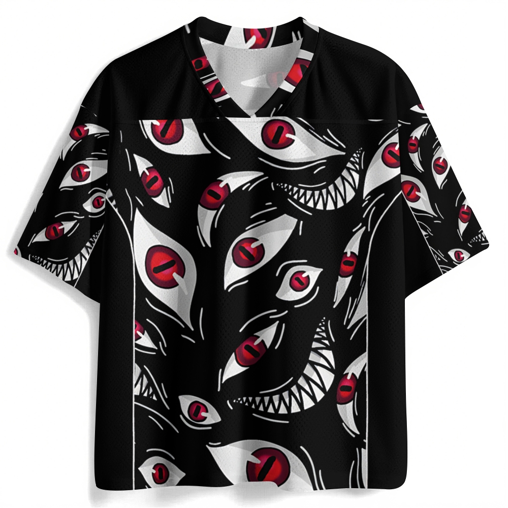 Fullmetal Alchemist Football Jersey Mesh Shirts 