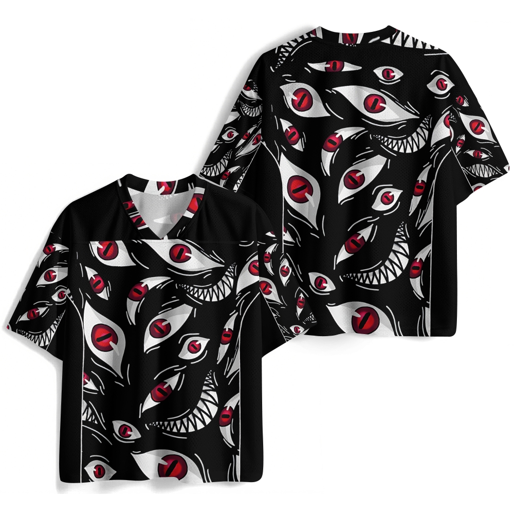 Fullmetal Alchemist Football Jersey Mesh Shirts 