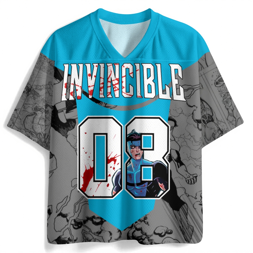 Invincible Football Jersey Mesh Shirts 