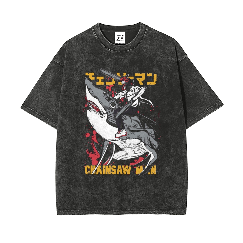 Vintage Oversized T-Shirt Chainsaw Man