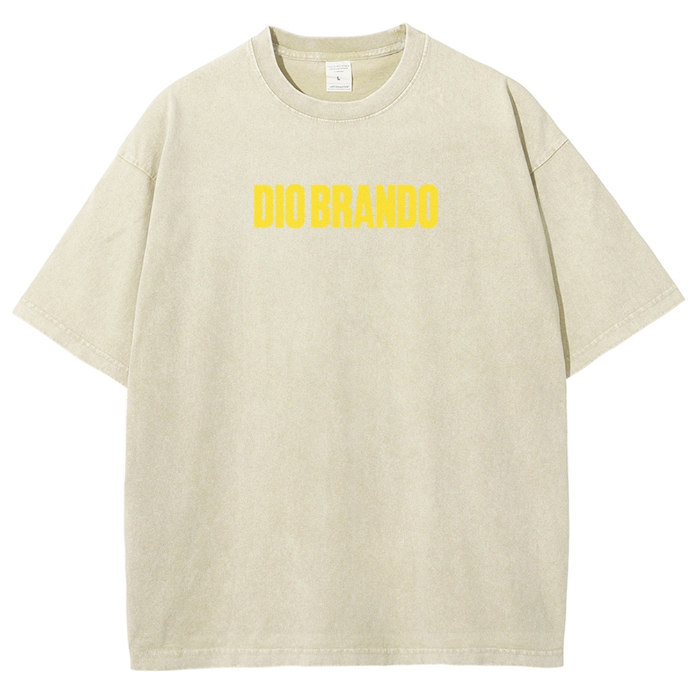 Jojo's Bizarre Adventure Unisex Fit Washed T-Shirt 2604020692