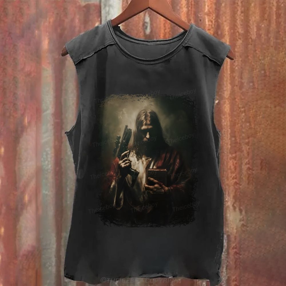 Silent Vigilance Washed Tank Top