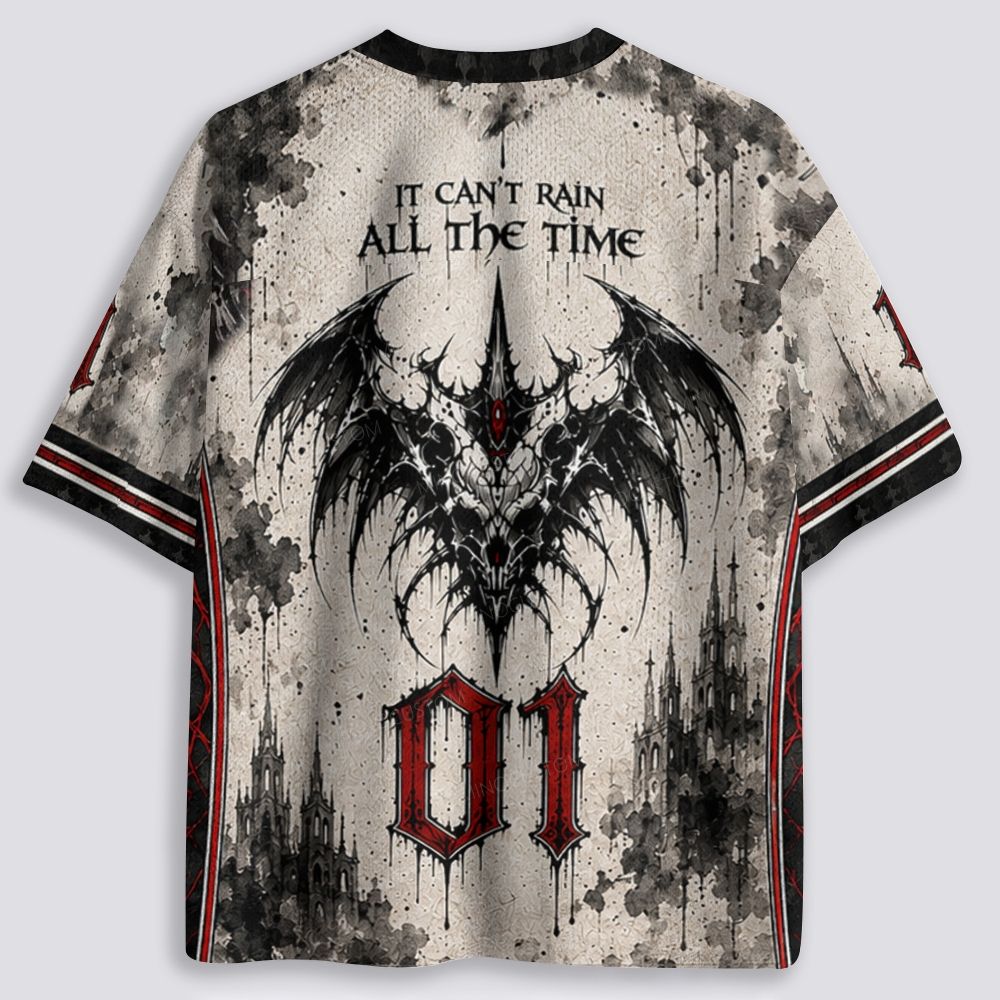 The Crow Gothic Revenge Movie Breathable Mesh Jersey