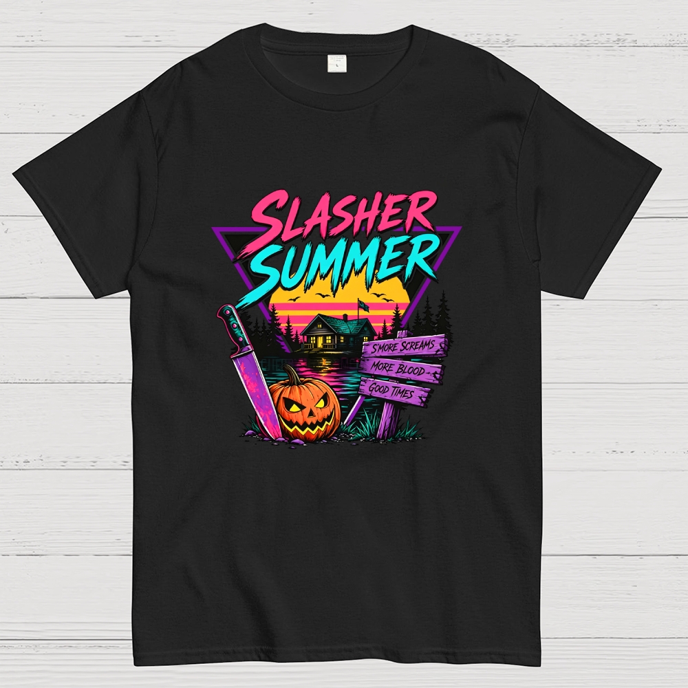Slasher Summer Halloween Geek T-Shirt