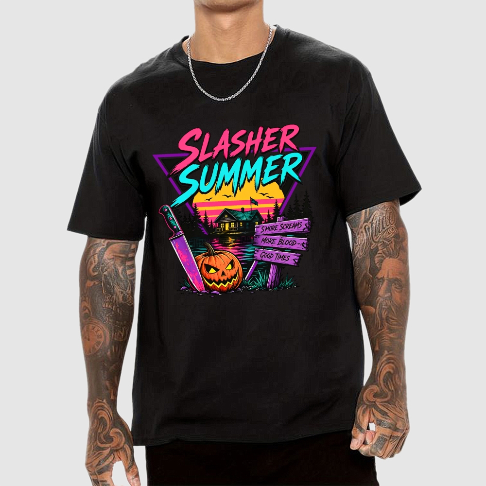 Slasher Summer Halloween Geek T-Shirt