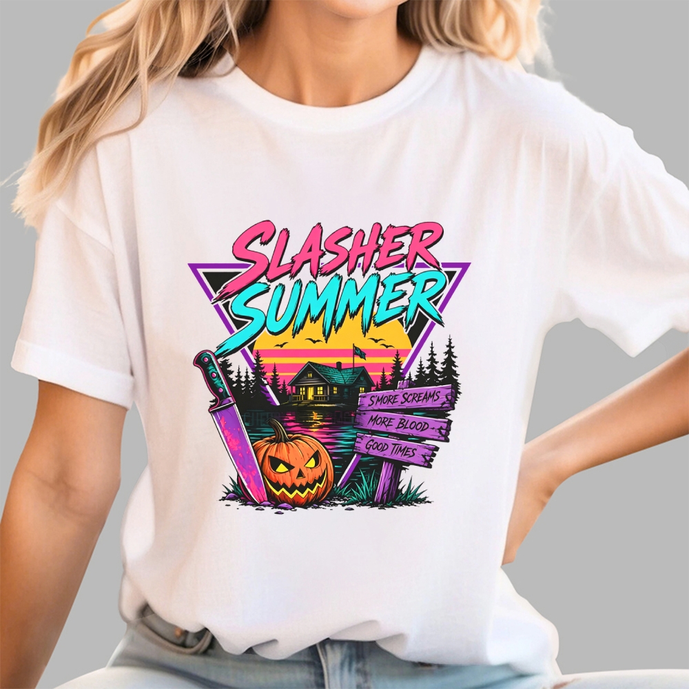 Slasher Summer Halloween Geek T-Shirt