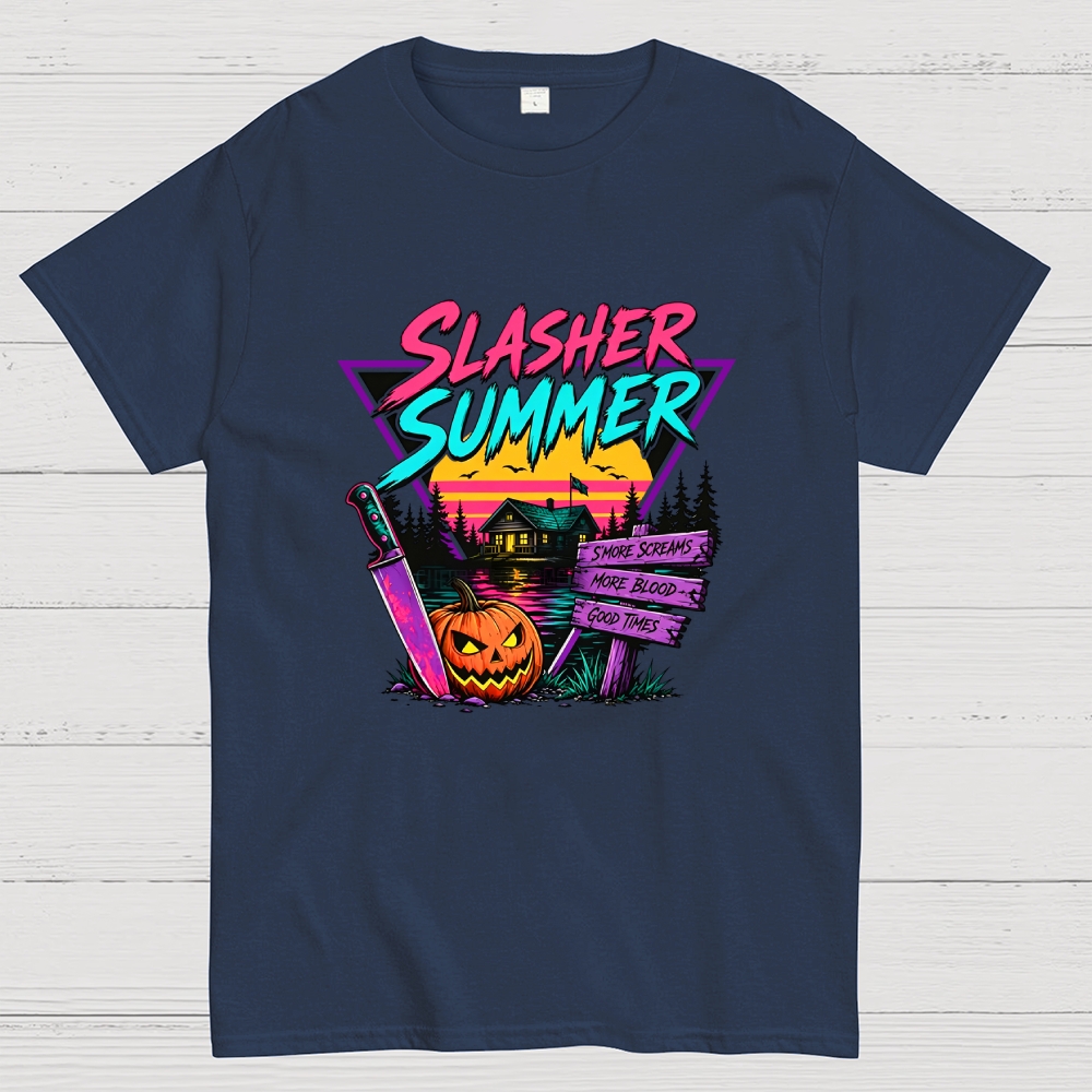 Slasher Summer Halloween Geek T-Shirt