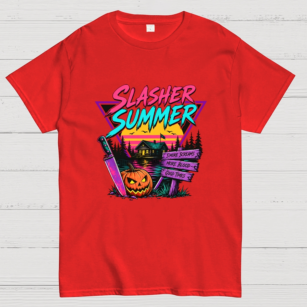 Slasher Summer Halloween Geek T-Shirt