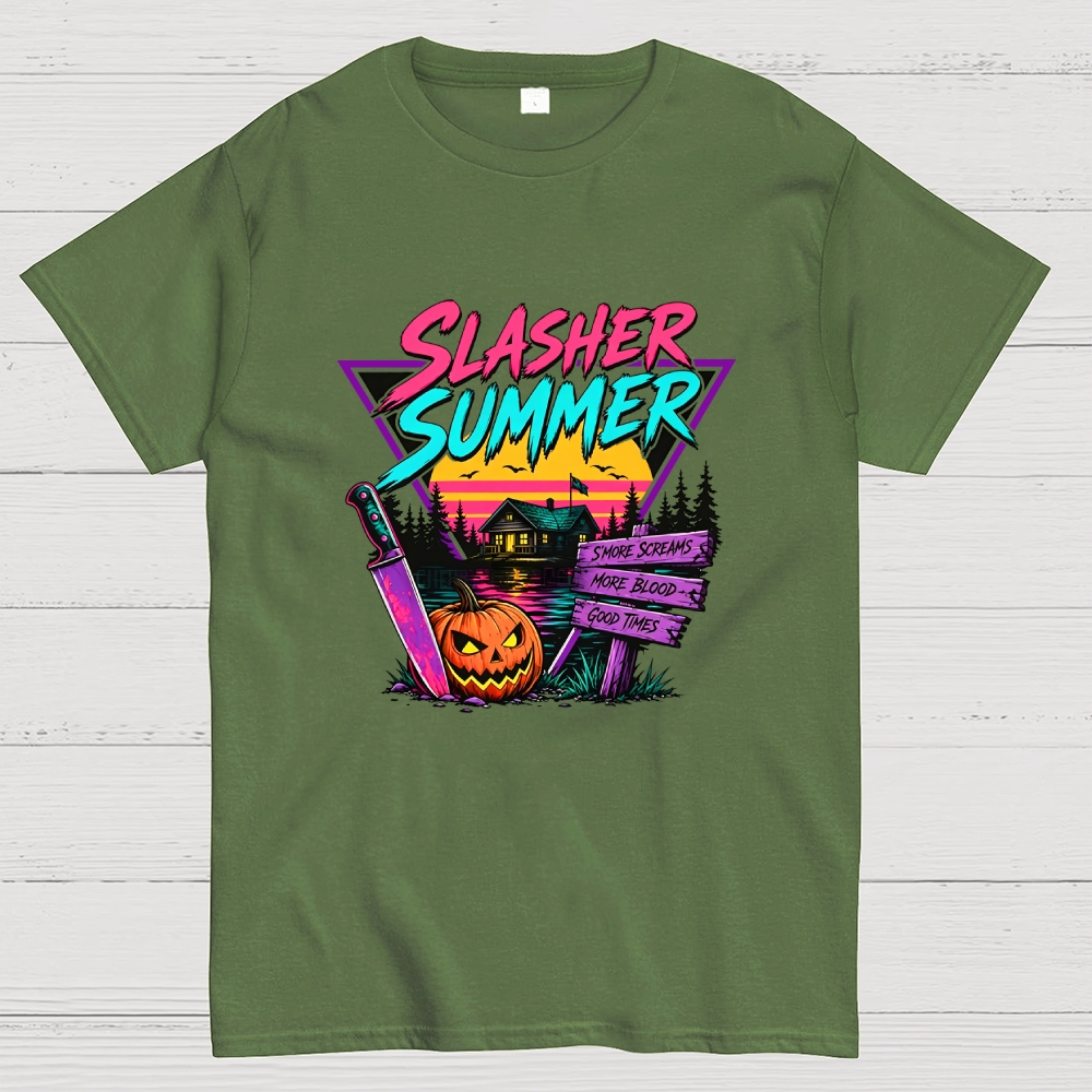 Slasher Summer Halloween Geek T-Shirt