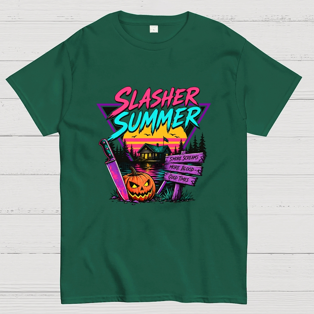 Slasher Summer Halloween Geek T-Shirt