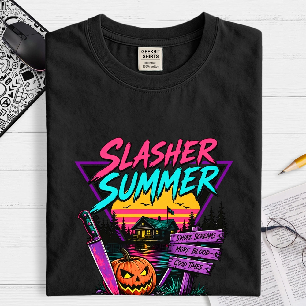Slasher Summer Halloween Geek T-Shirt