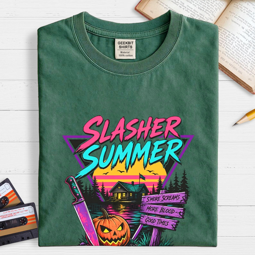 Slasher Summer Halloween Geek T-Shirt