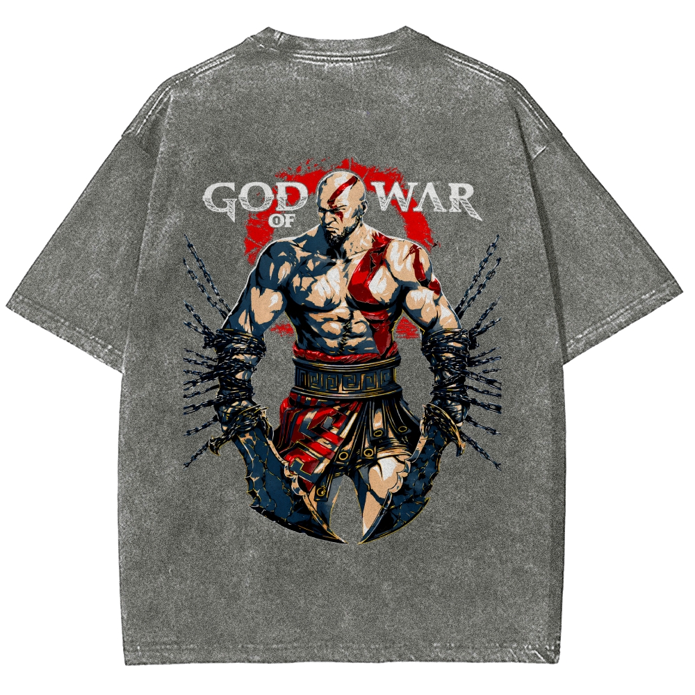 God of War Washed T-shirt 2608004038
