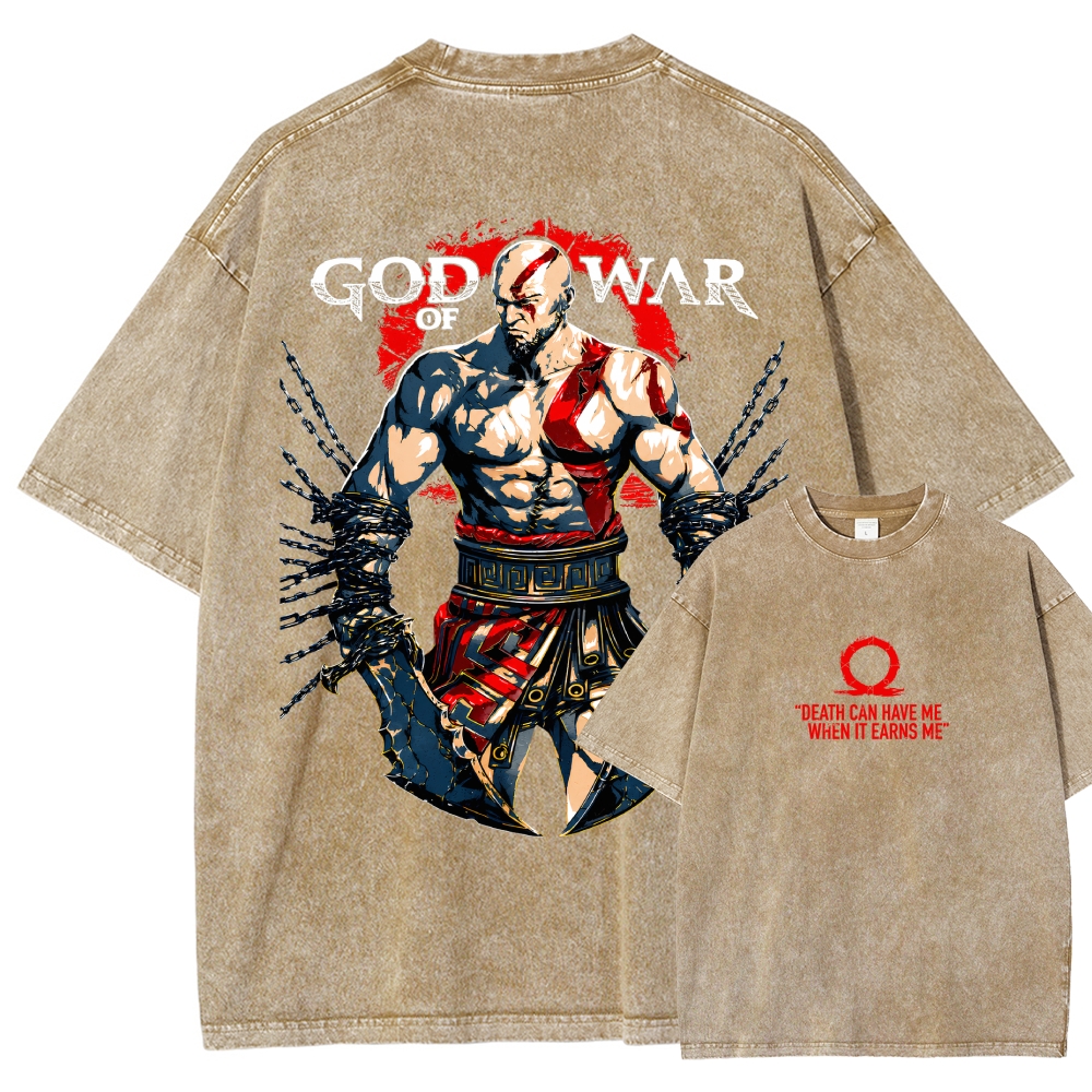 God of War Washed T-shirt 2608004038