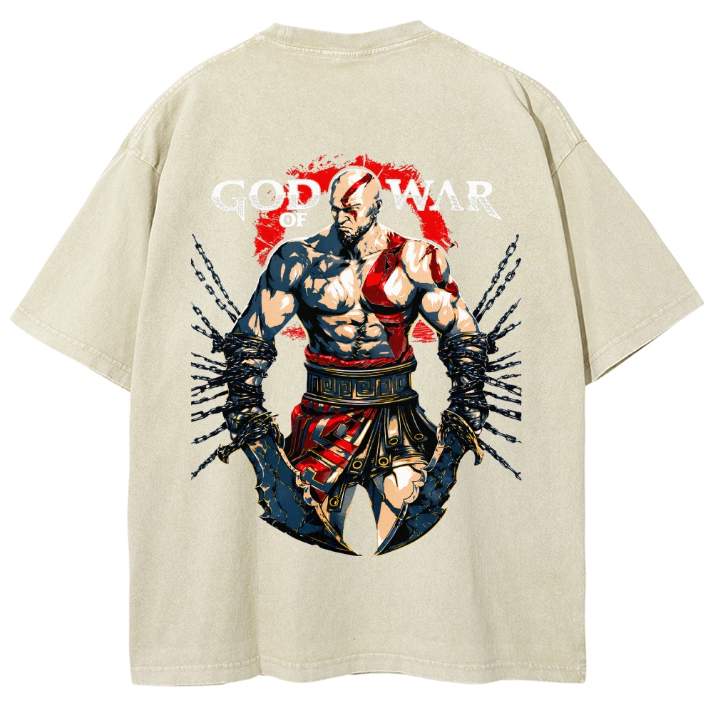 God of War Washed T-shirt 2608004038