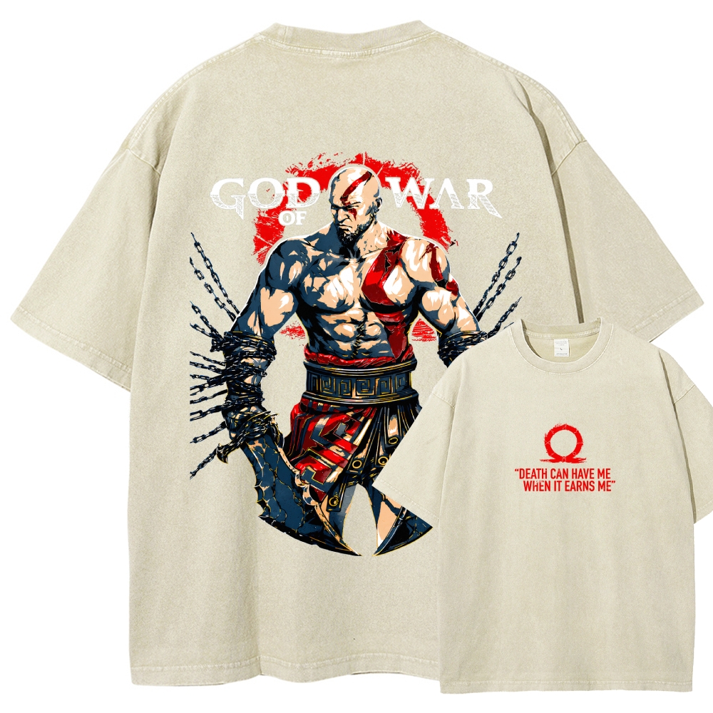 God of War Washed T-shirt 2608004038